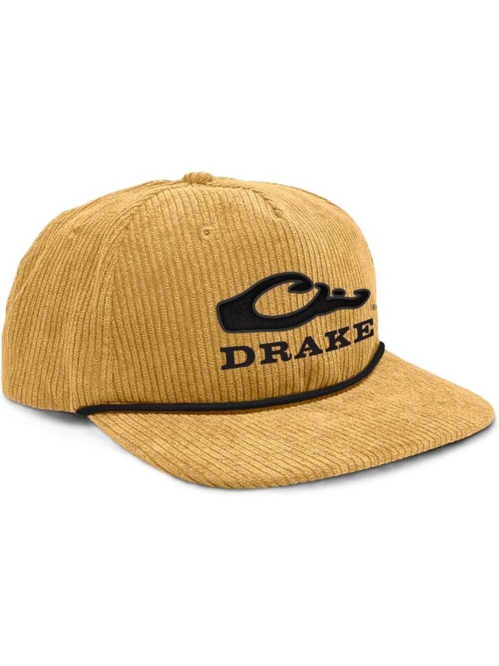 3D Embroidery Corduroy Goat Rope Cap, Low Profile, Adjustable Fit, Outdoor Hat